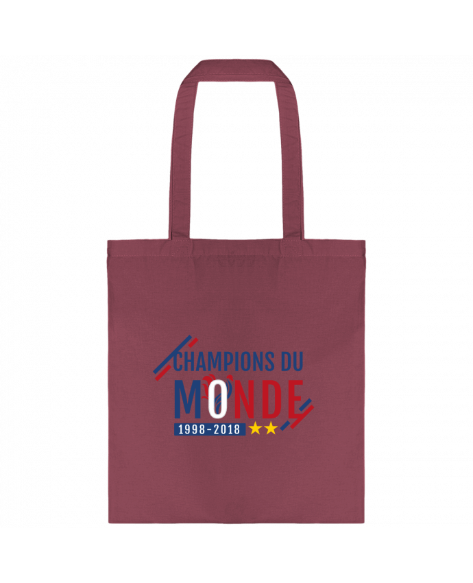 Tote Bag cotton Champions du monde by Treiicy