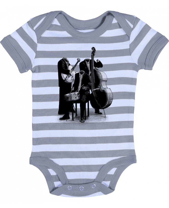 Baby Body striped Les invisibles - Florent Bodart