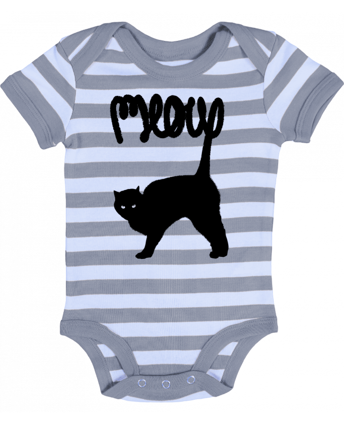 Body Bébé Rayé Meow - Florent Bodart