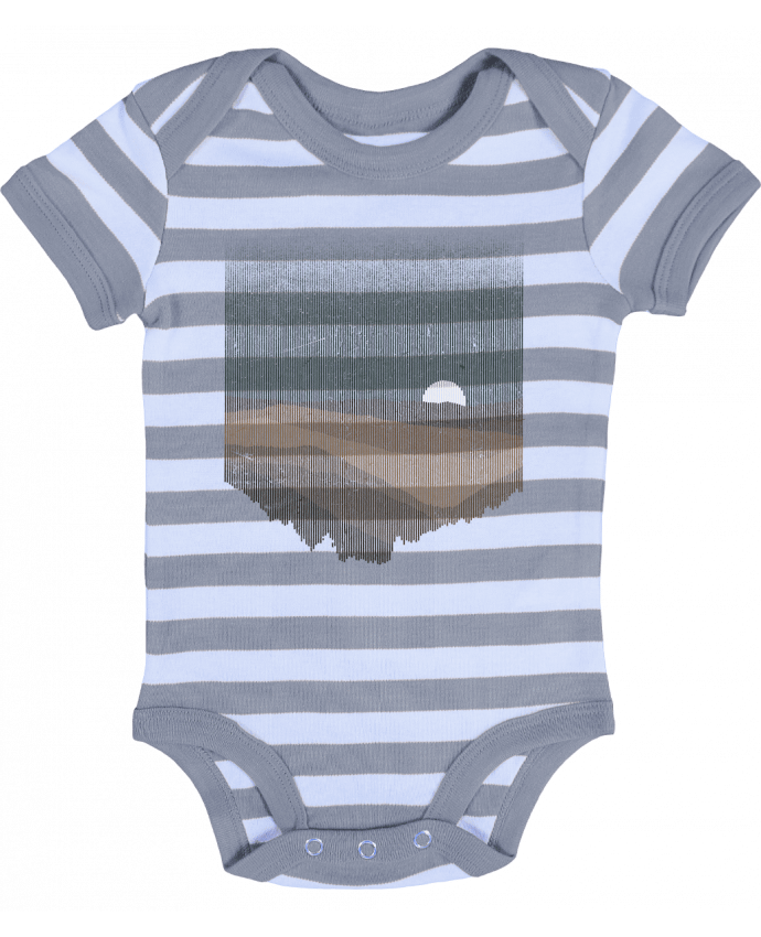 Baby Body striped Moonrise Sepia - Florent Bodart