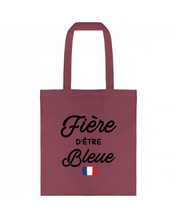 Tote-bag Fière d'être bleue par tunetoo