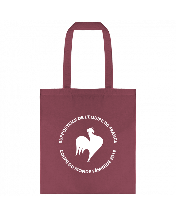 Tote-bag Supportrice de l'équipe de France - Coupe du monde féminine 2019 par tunetoo