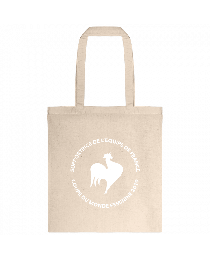 Tote-bag Supportrice de l'équipe de France - Coupe du monde féminine 2019 par tunetoo