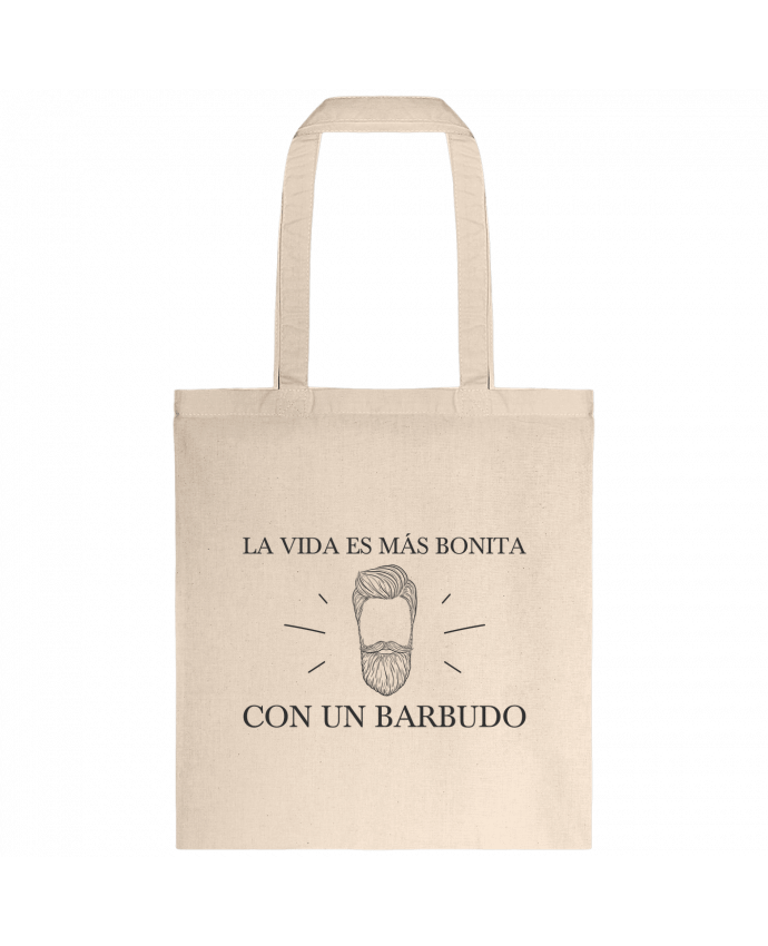 Tote-bag La vida es más bonita con un barbudo par tunetoo