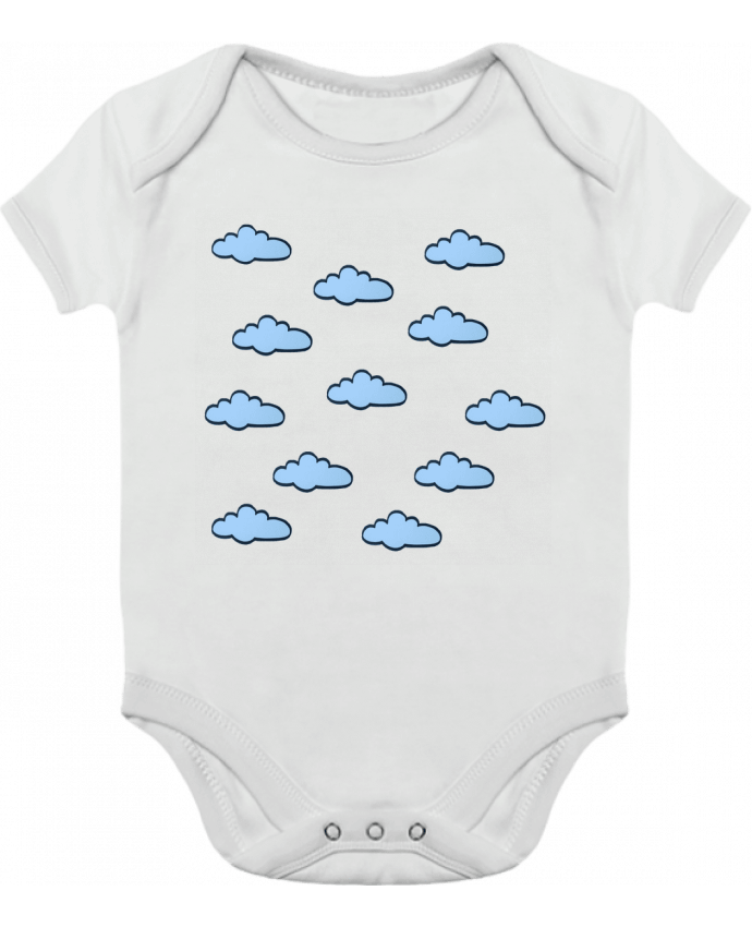 Body Bebé Contraste Nuages bleus por SuzonCreations