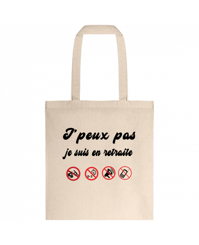 Tote-bag Je peux pas je suis en retraite par jorrie