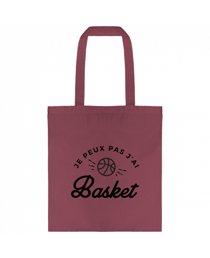 Tote Bag cotton Je peux pas j'ai Basket by Nana