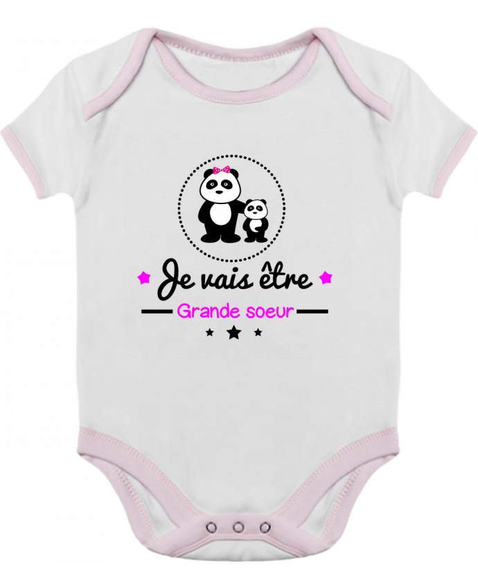 Body Bebé Contraste Bientôt grande soeur - Future grande soeur por Benichan
