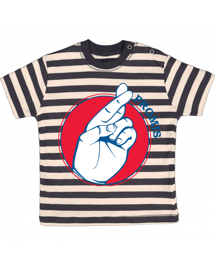 T-shirt baby with stripes Promis Rouge by Promis