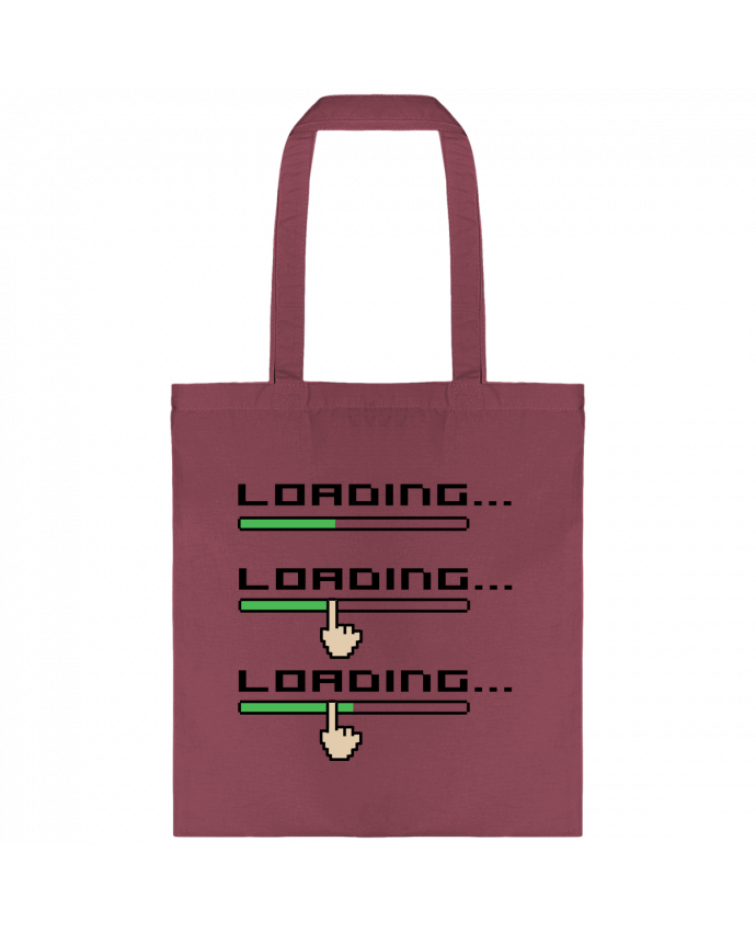 Tote Bag cotton Loading - Chargement trop long ? by jorrie