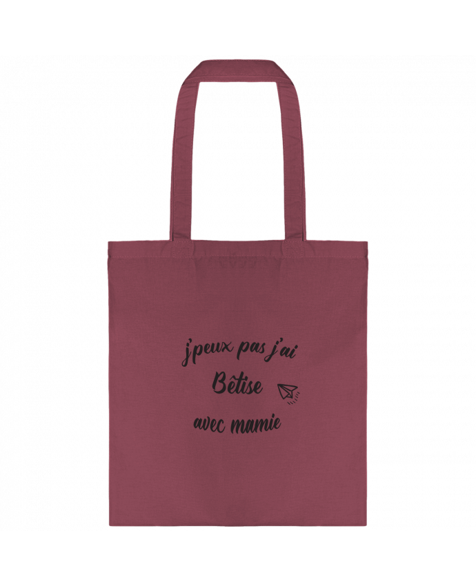 Tote-bag jpeux pas j ai betise avec mamie par Mila-choux