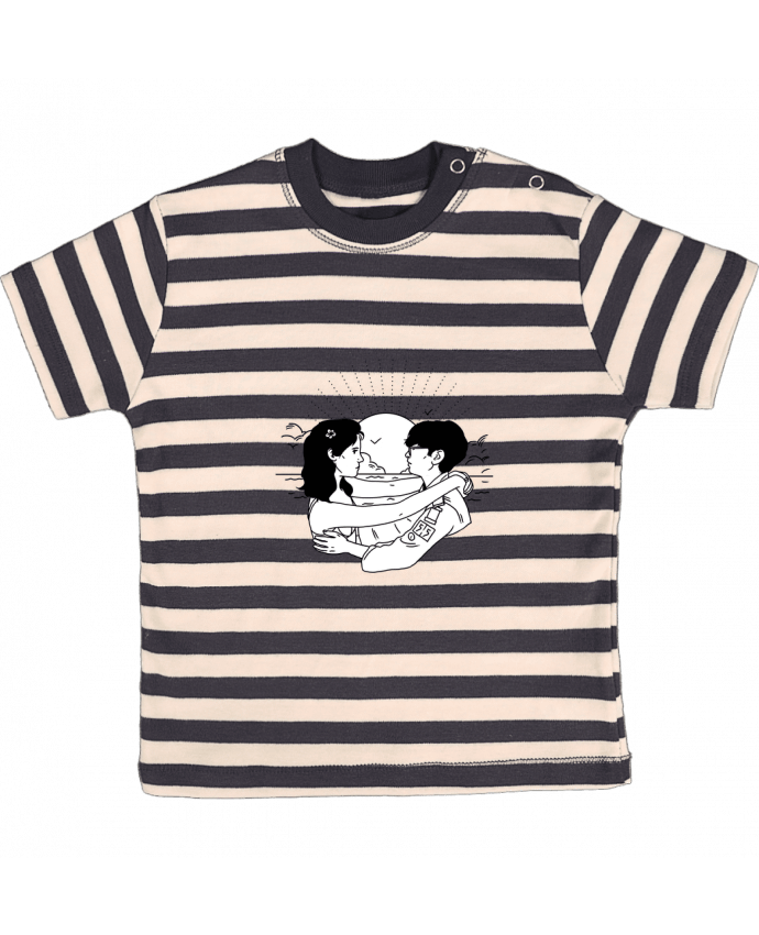 T-shirt baby with stripes Moonrise Kingdom by tattooanshort
