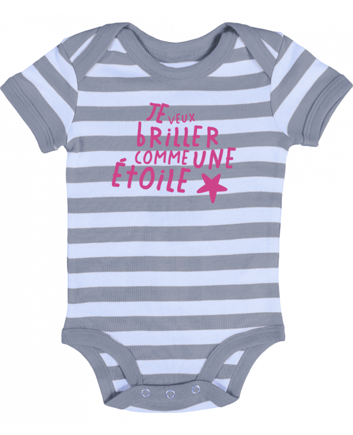 Baby Body striped Briller comme une étoile - tunetoo