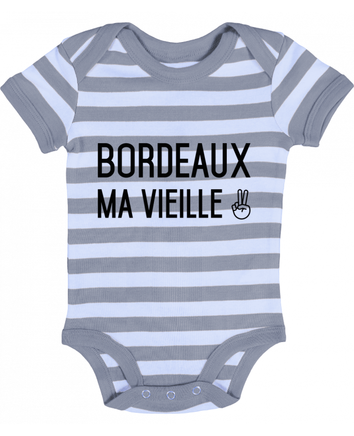 Baby Body striped Bordeaux ma vieille - tunetoo