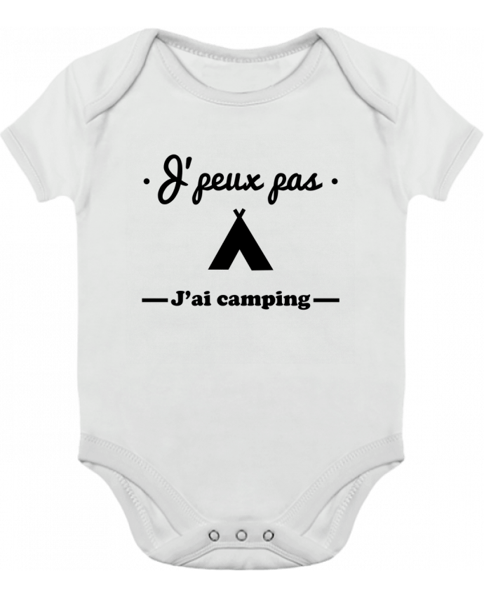 Baby Body Contrast J'peux pas j'ai camping by Benichan