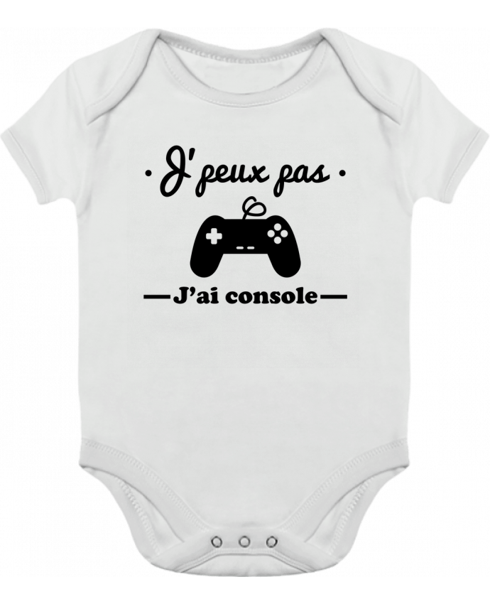 Baby Body Contrast J'peux pas j'ai console ,geek,gamer,gaming by Benichan