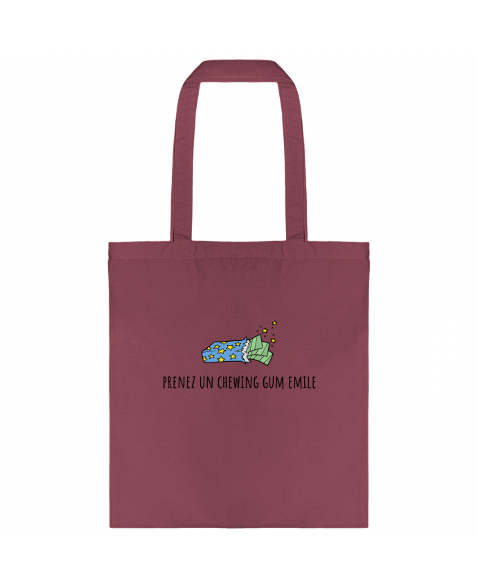 Tote-bag Prenez un chewing gum Emile, citation film la cité de la peur. par Mlle Coco