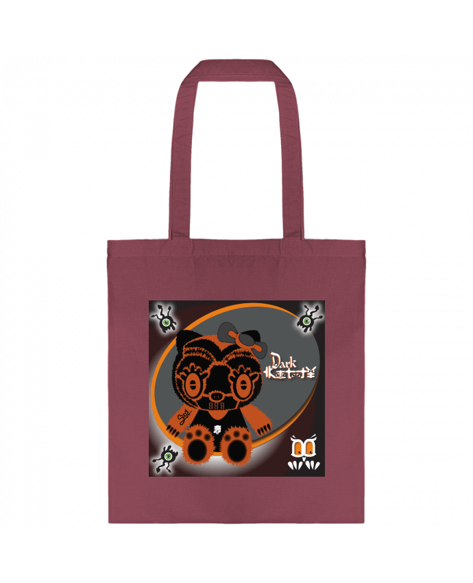 Tote-bag dark kitty par Shoof récup création