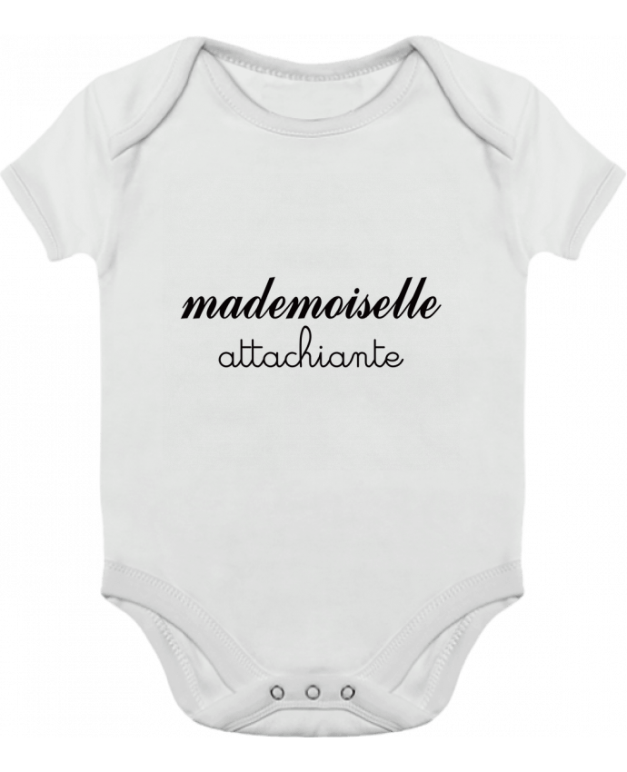 Body Bebé Contraste Mademoiselle Attachiante por Freeyourshirt.com