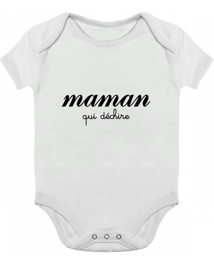 Baby Body Contrast Maman qui déchire by Freeyourshirt.com