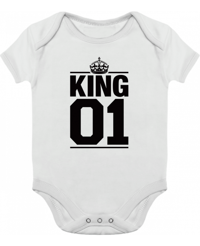 Baby Body Contrast King 01 by Freeyourshirt.com