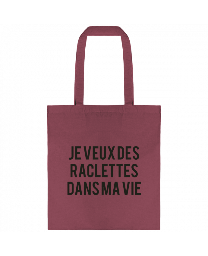 Tote-bag Je veux des raclettes dans ma vie par tunetoo