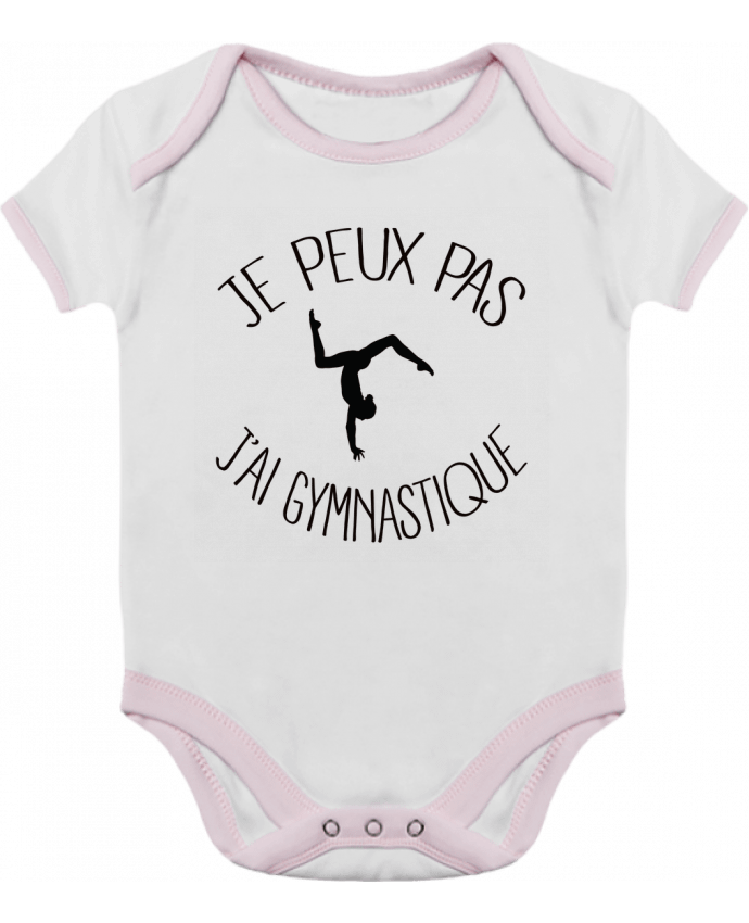 Baby Body Contrast Je peux pas j'ai gymnastique by Freeyourshirt.com