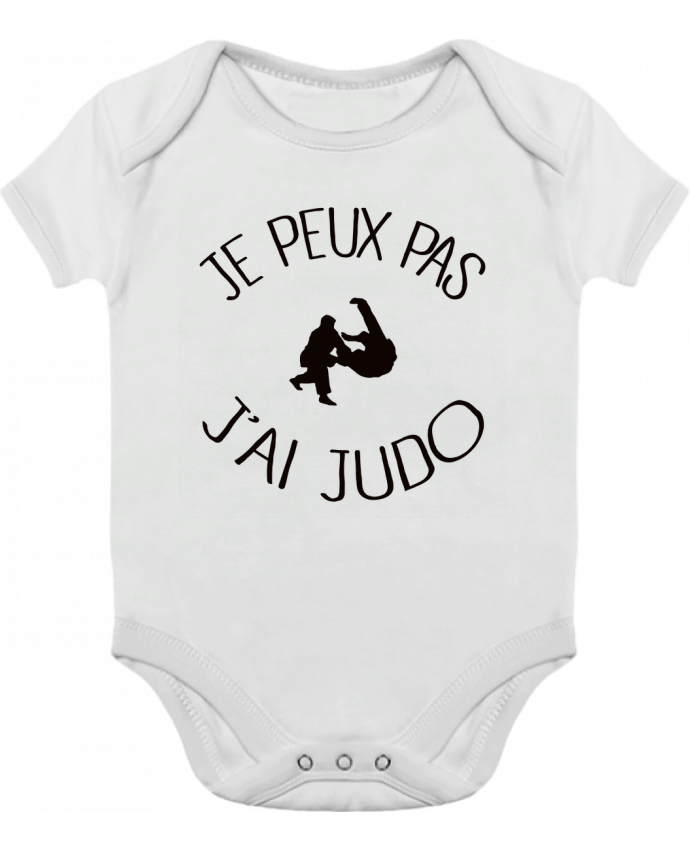 Baby Body Contrast Je peux pas j'ai Judo by Freeyourshirt.com