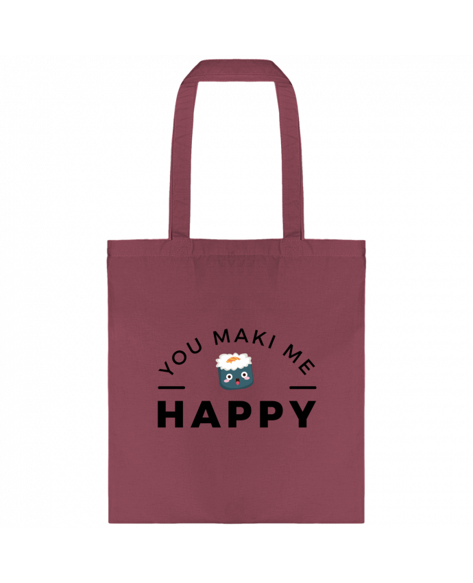 Tote-bag You Maki me Happy par Nana