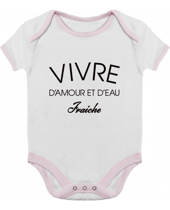 Baby Body Contrast Vivre d'amour et d'eau fraîche by Freeyourshirt.com