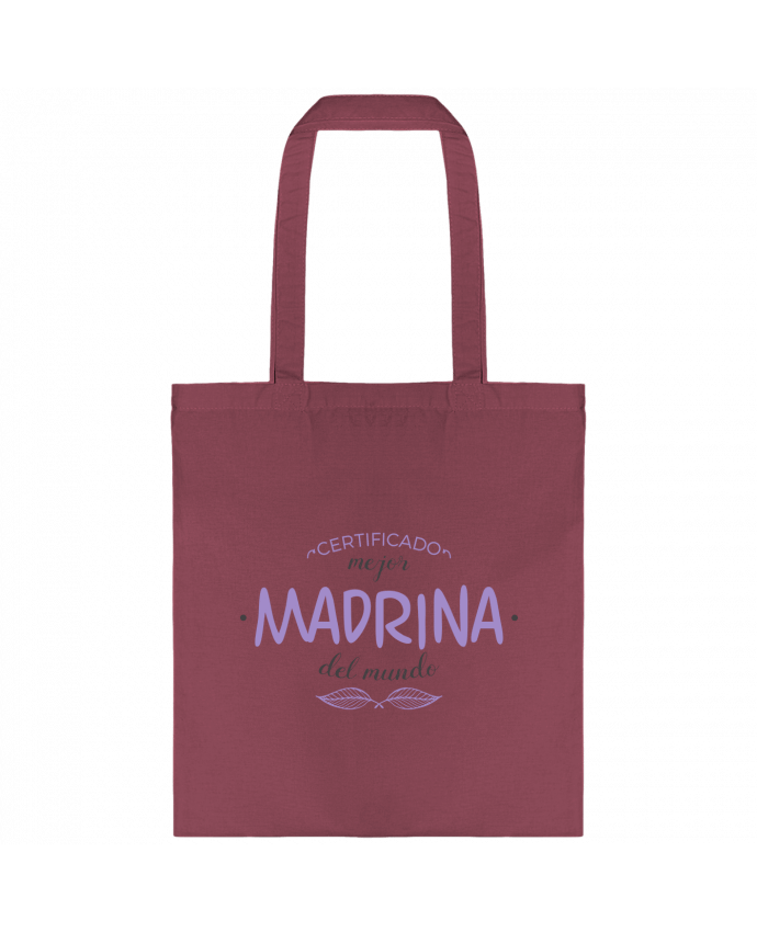 Tote-bag Certificado mejor madrina del mundo par tunetoo