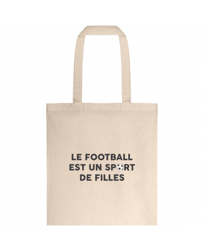 Tote-bag Le football est un sport de filles par tunetoo