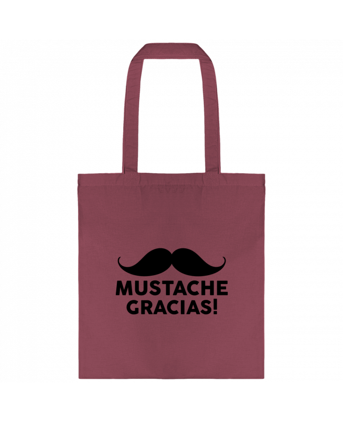 Tote-bag Mustache gracias ! par tunetoo