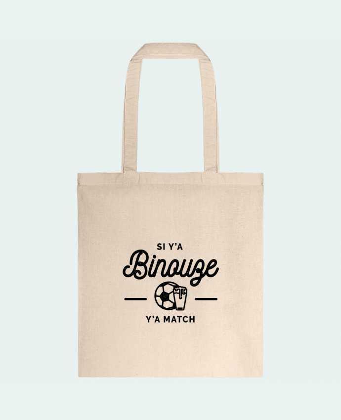 Tote-bag Si y'a bineuse y'a match par Rustic