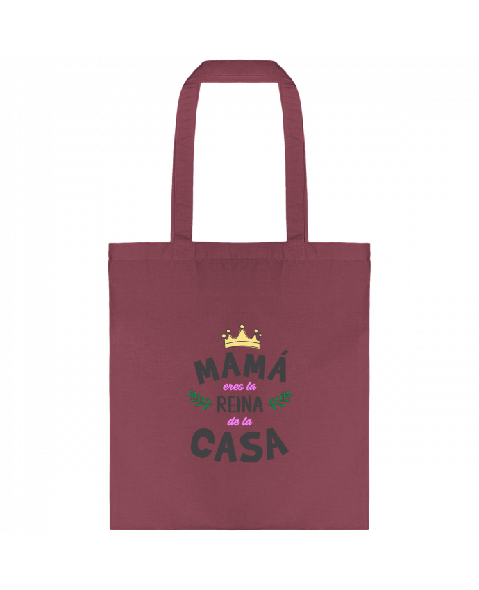 Tote-bag Mamá eres la reina de la casa par tunetoo