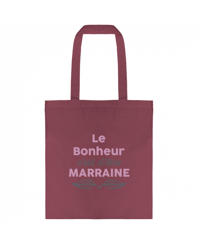Tote-bag Le bonheur c'est d'être marraine par tunetoo