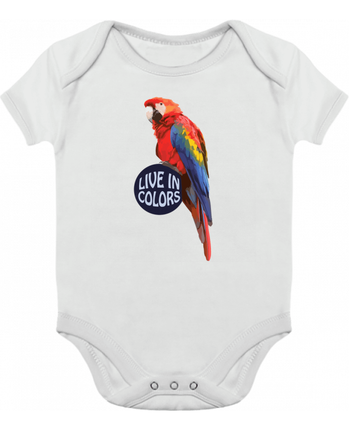 Baby Body Contrast Perroquet - Live in colors by justsayin