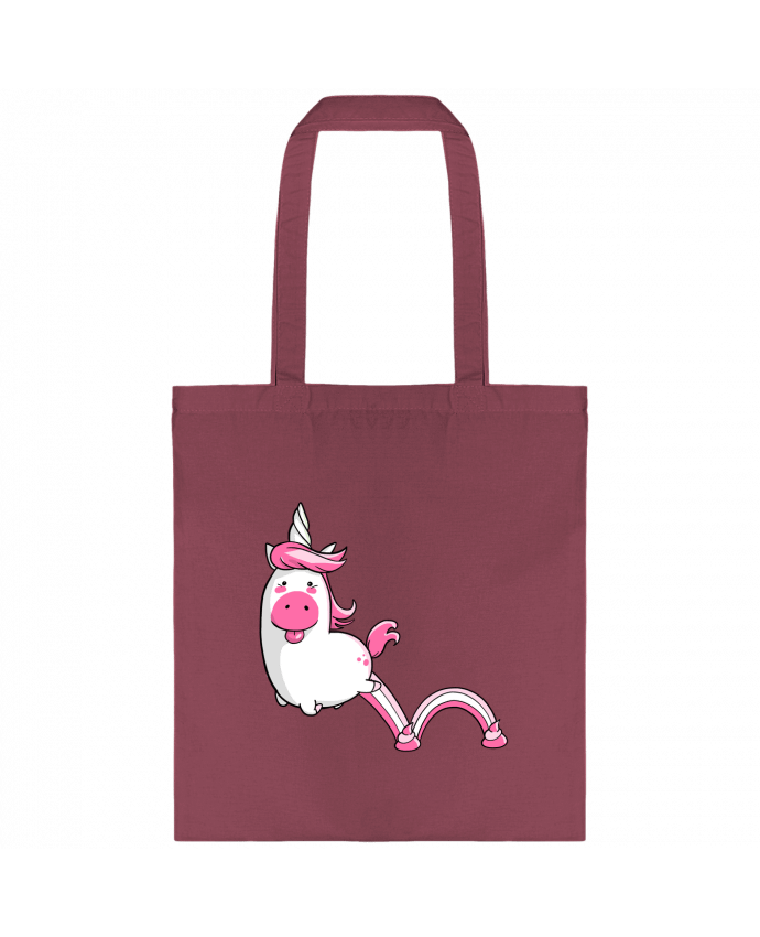 Tote-bag Licorne Sautillante - Version rose par TOMI AX