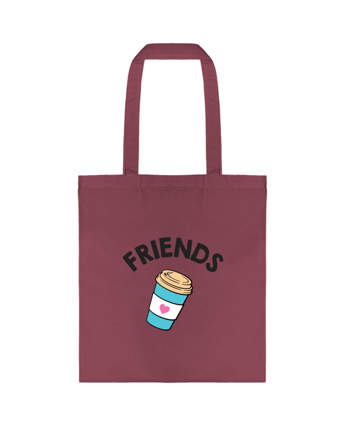 Tote-bag Best Friends donut coffee par tunetoo