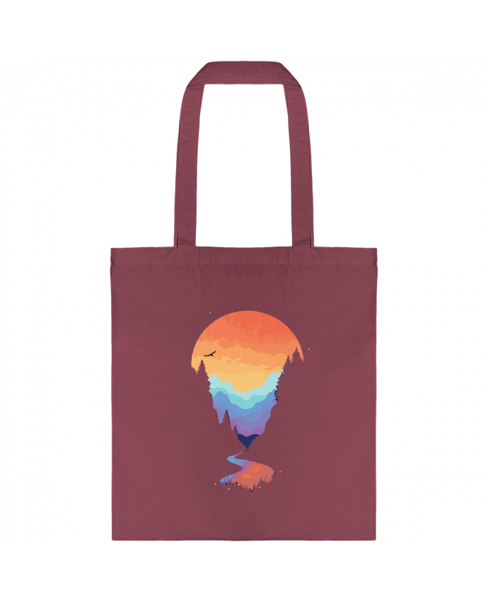 Tote-bag Paysage de montagne par jorrie