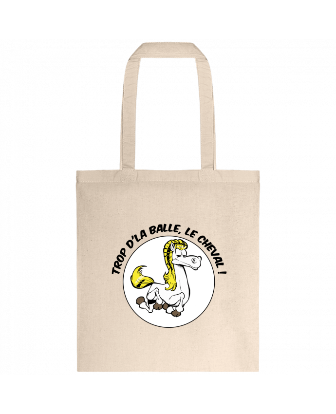 Tote-bag Trop d'la balle, le cheval par TOMI AX