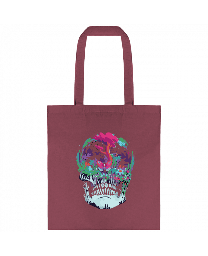 Tote-bag Skull nature par jorrie
