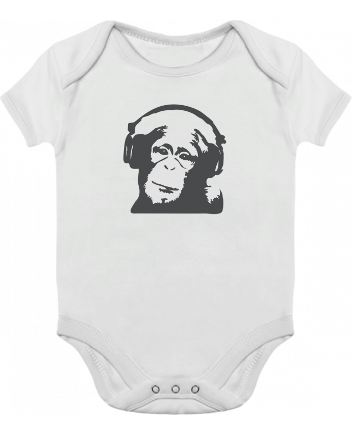 Baby Body Contrast DJ monkey by justsayin