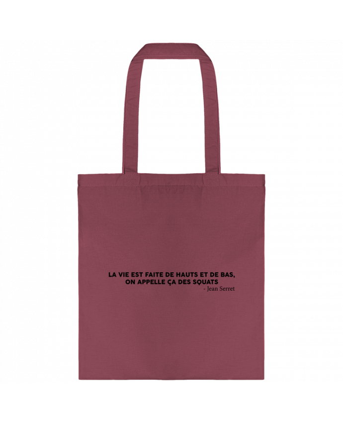 Tote-bag La vie est faite de hauts et de bas - Homme par tunetoo