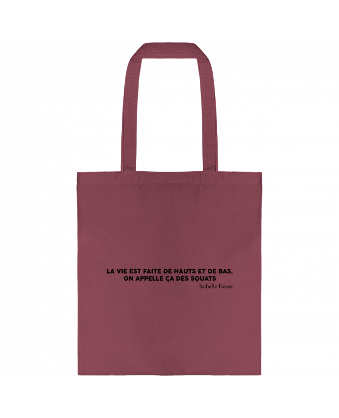 Tote-bag La vie est faite de hauts et de bas - Femme par tunetoo