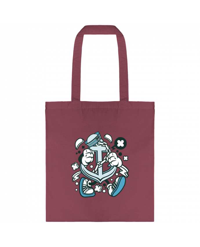 Tote-bag Ancre de bateau Cartoon | By Kap Atelier Cartoon par Kap Atelier