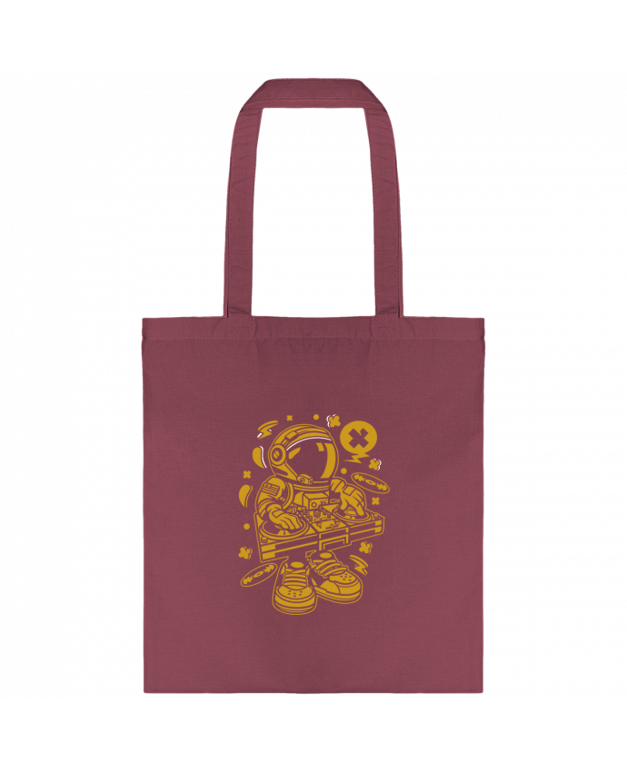 Bolsa de Tela de Algodón Dj Astronaute Golden Cartoon | By Kap Atelier Cartoon por Kap Atelier