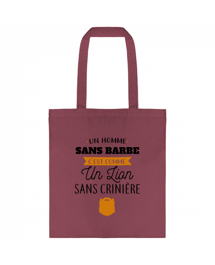 Tote-bag Un homme sans barbe par La boutique de Laura