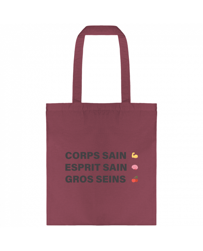 Tote-bag Corps sain Esprit Sain gros Seins par tunetoo
