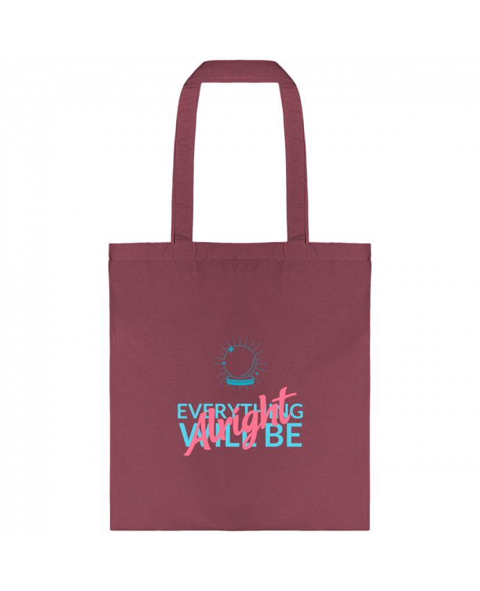 Tote-bag t-shirt-design-maker-with-an-optimistic-quote par Wans-e Store
